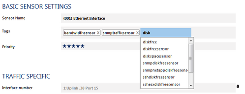 View and Edit Tags in Basic Sensor Settings 